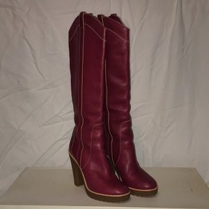 Marc by Marc Jacobs Wine Heeled Boot
